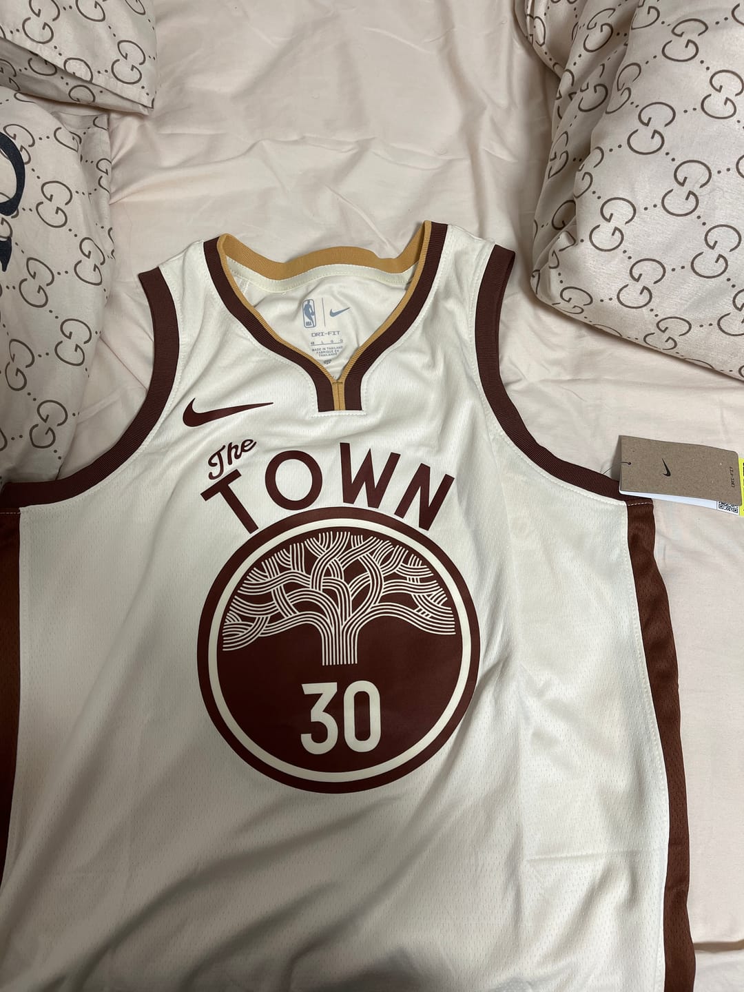 Customer photo review of גופיית NBA סטפן קרי גולדן סטייט – City Edition 2025/26 | HOOPERS