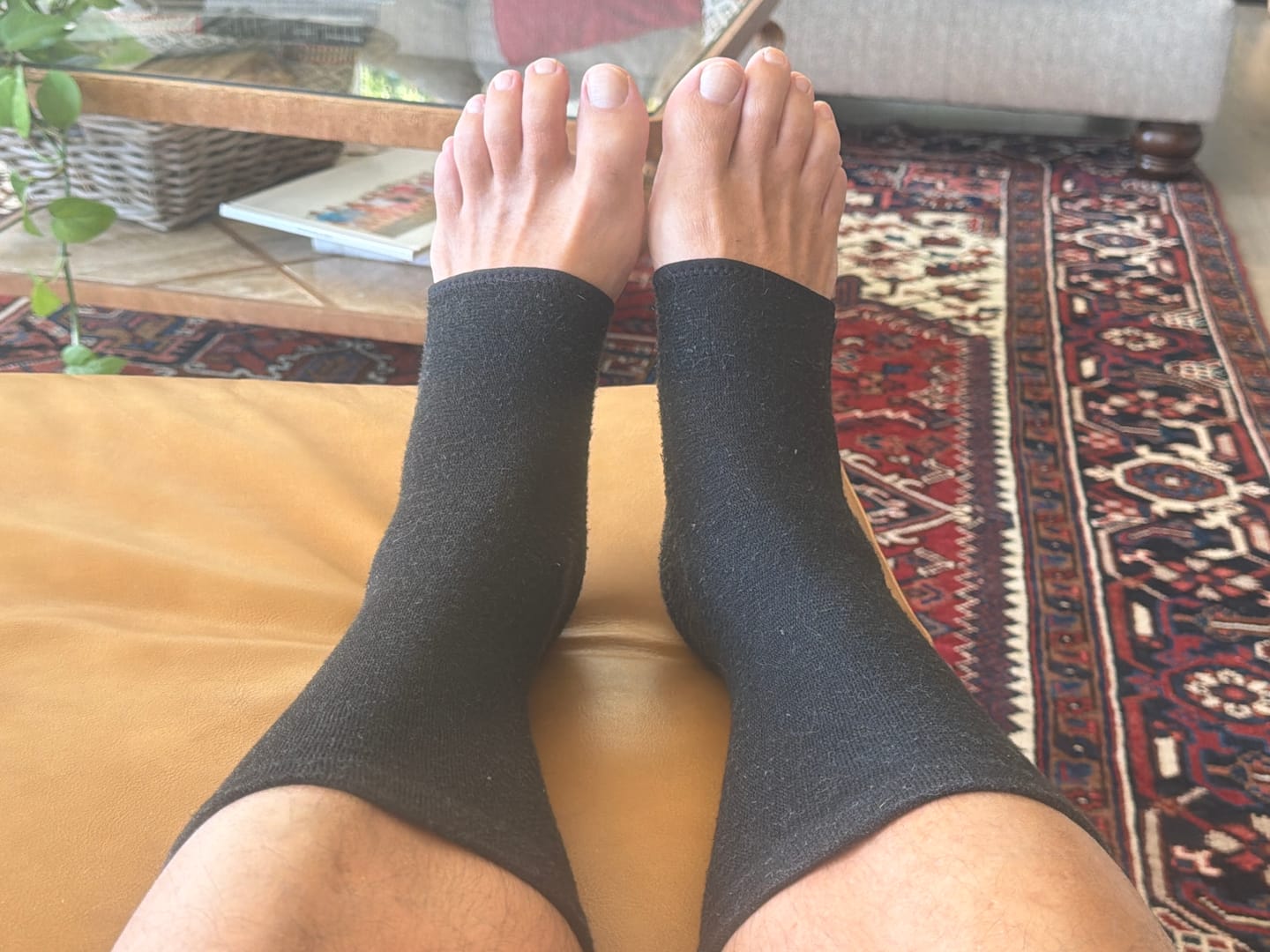 Customer photo review of Premium Anti-Fatigue Bamboo Footsleeves