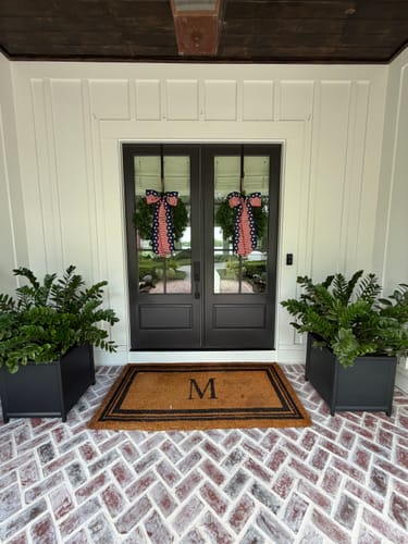Customer photo review of Haven Americana Wreath Bow