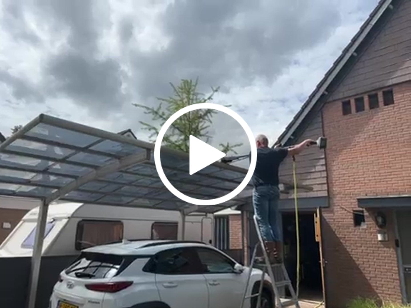 Customer video review of 18V Twin Brush Set - Cordless Brushless Power Scrubber - Incl. All Accessories