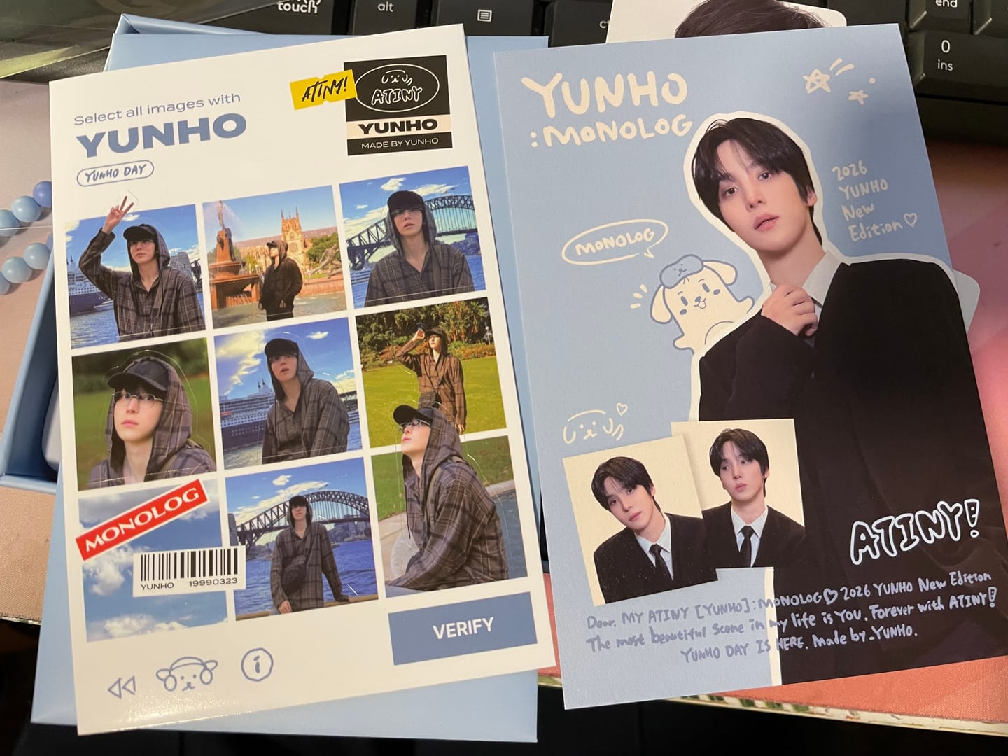 Customer photo review of ATEEZ - YUNHO : MONOLOG 2026 NEW EDITION