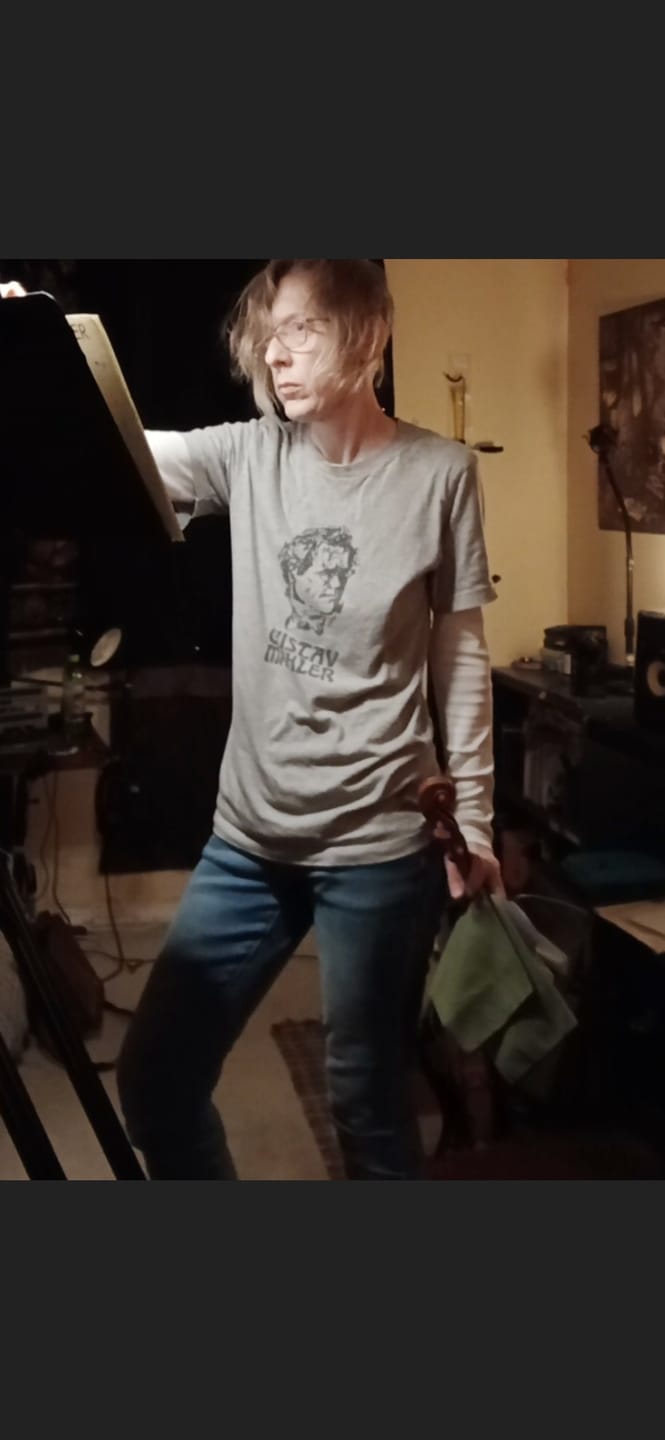 Customer photo review of Dmitri Shostakovich: Letraset T-Shirt