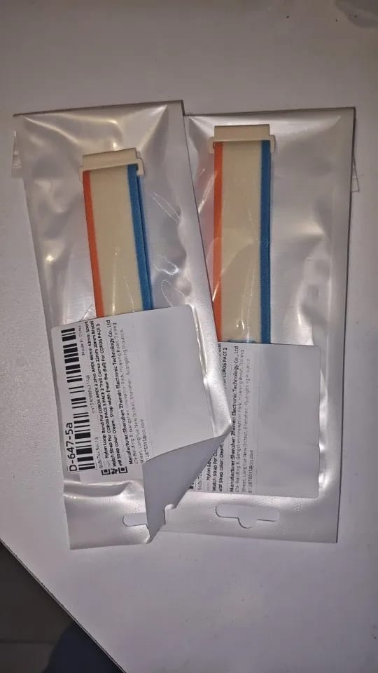 Customer photo review of OnePlus Smartwatch Nylon Loop Band Replacement Strap Sport Adjustable