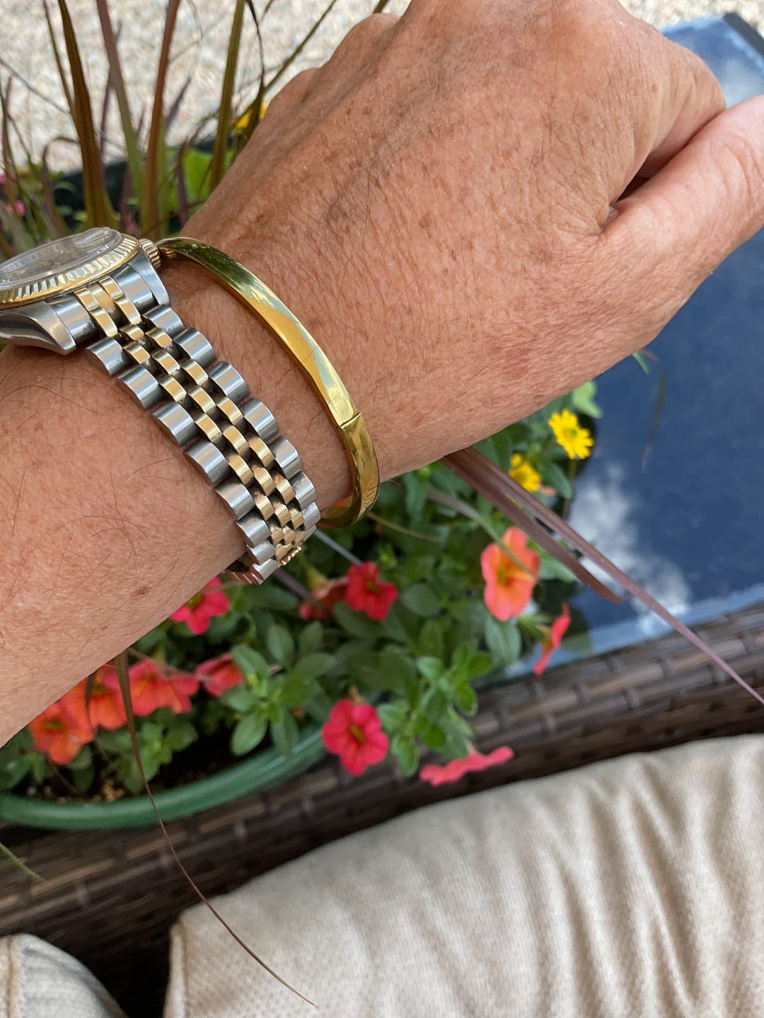 Customer photo review of Marbella Cuff Bracelet (Bundle)
