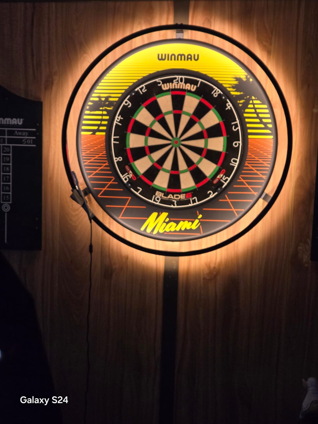 Customer photo review of Winmau - Blade 6 Dartboard