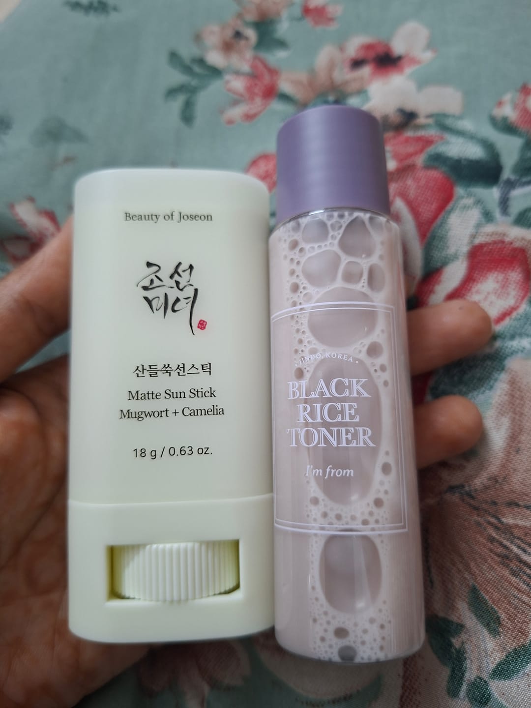 Customer photo review of I'm From Black Rice Toner