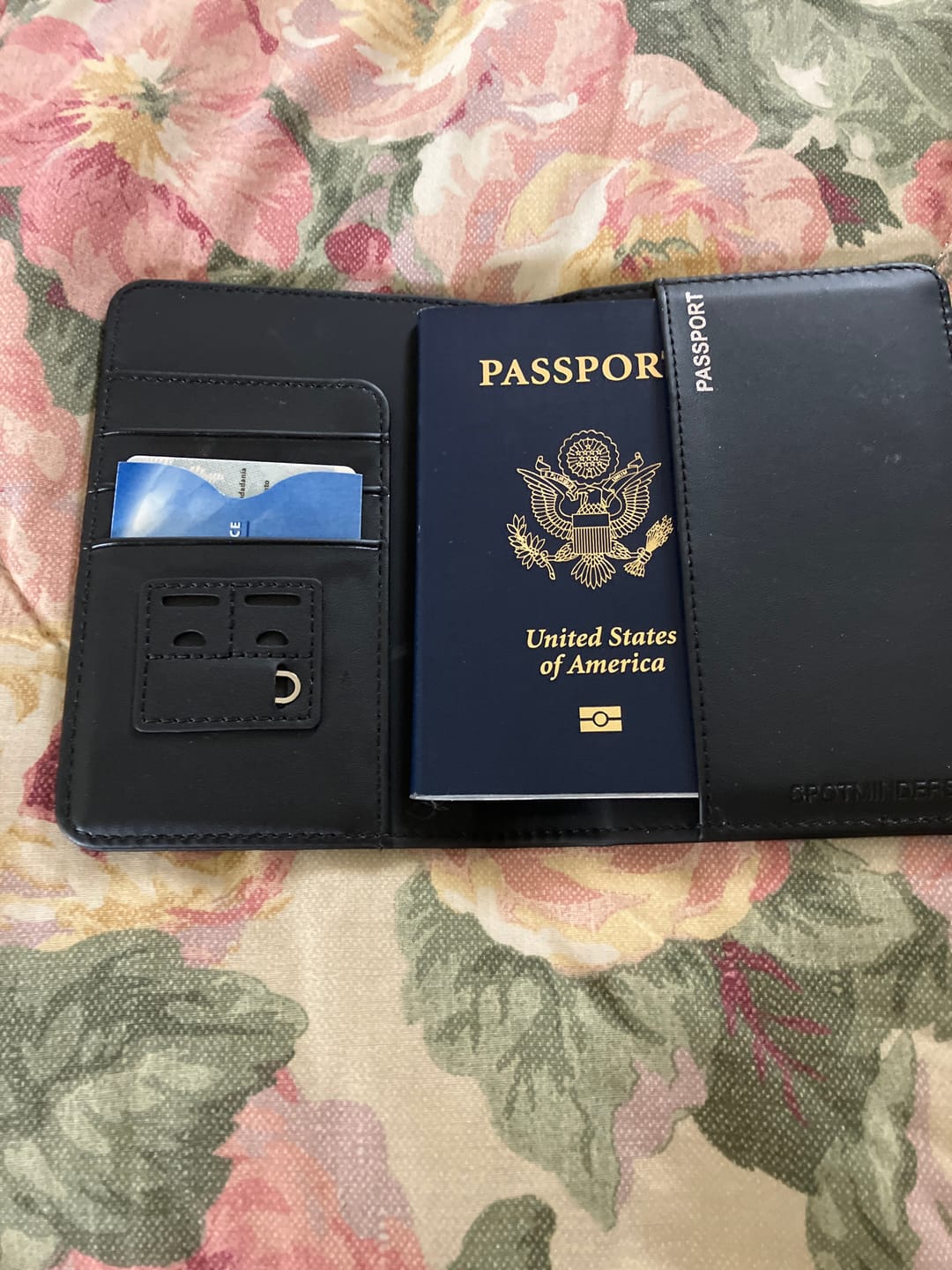 Customer photo review of Trackable Passport Cover