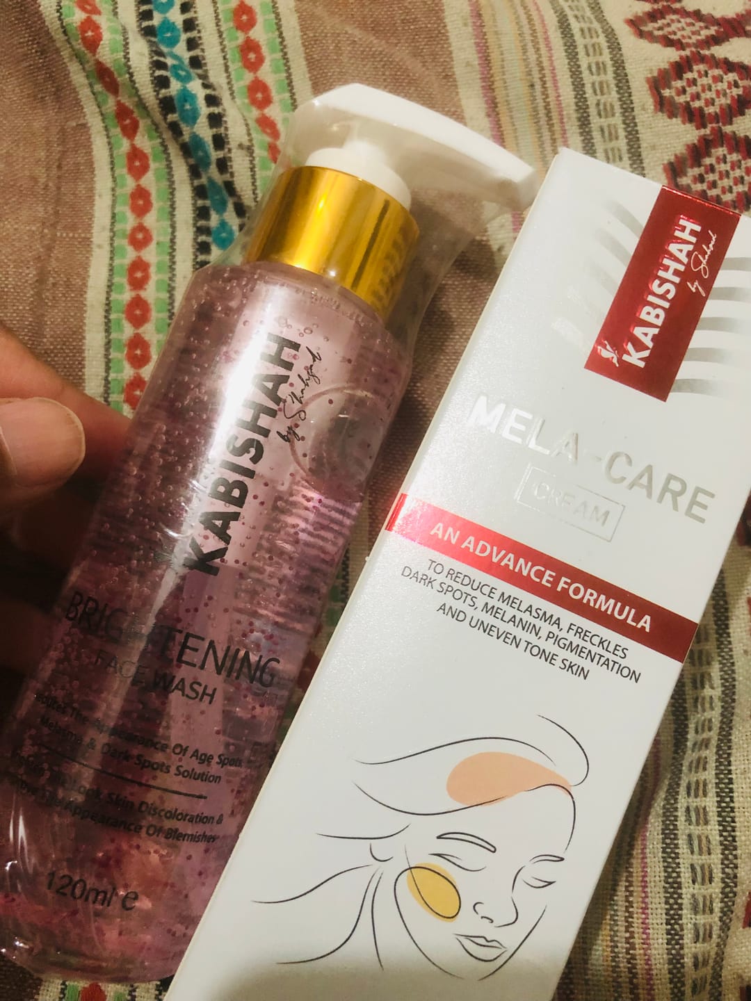 Customer photo review of Special Pigmentation Bundle