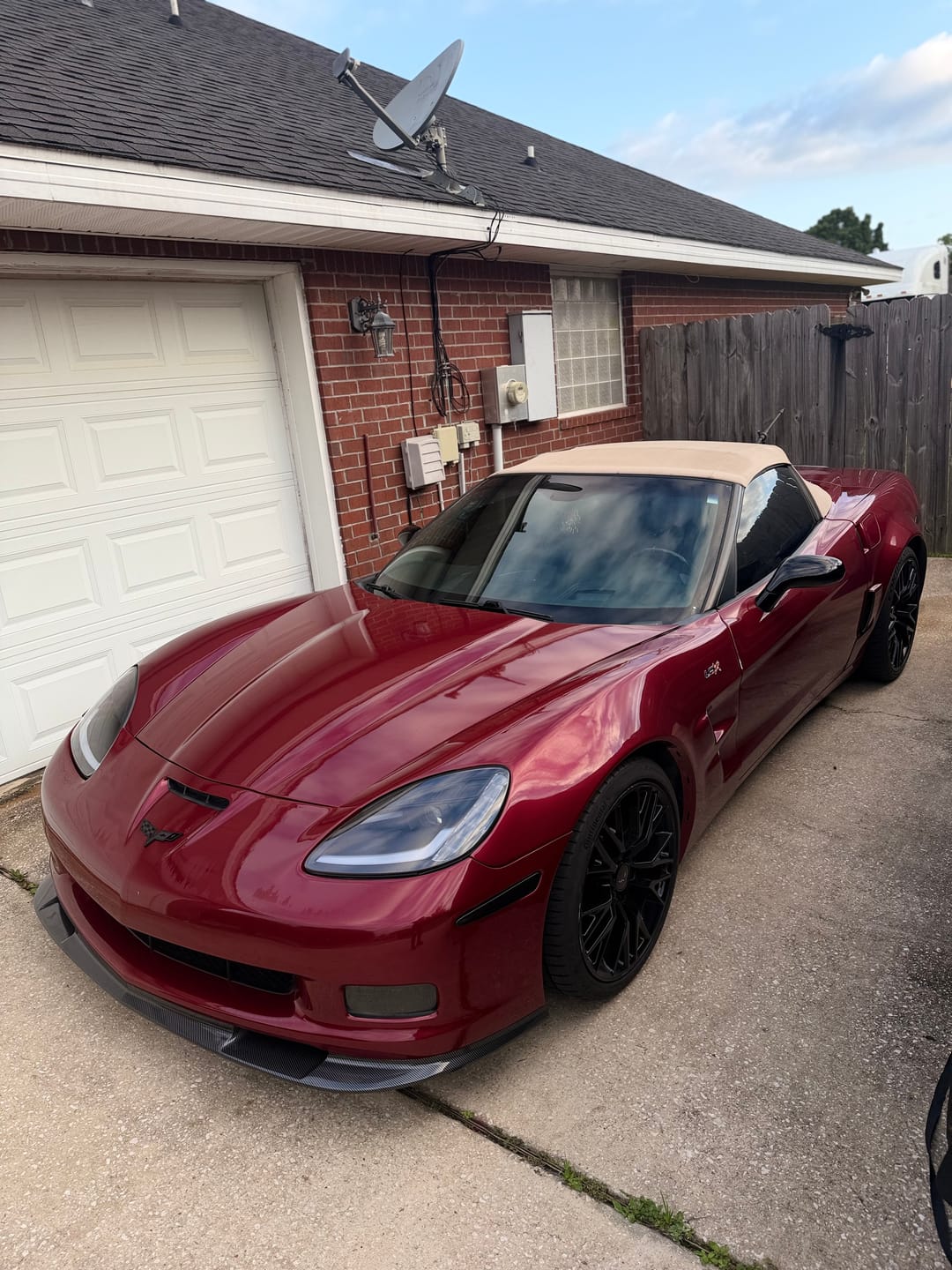 Customer photo review of Corvette C6 Grand Sport / Z06 Front Splitter Lip | ZR1 Conversion Package