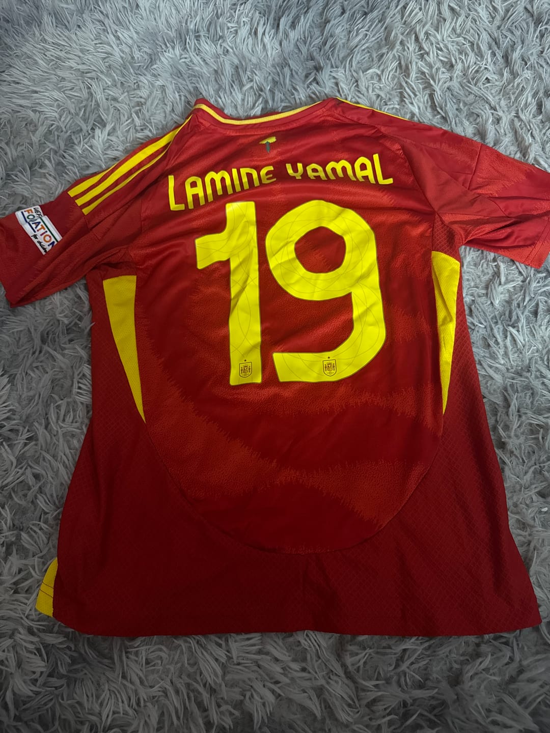 Customer photo review of Lamine Yamal Spain Jersey Trikot Soccer Shirt
