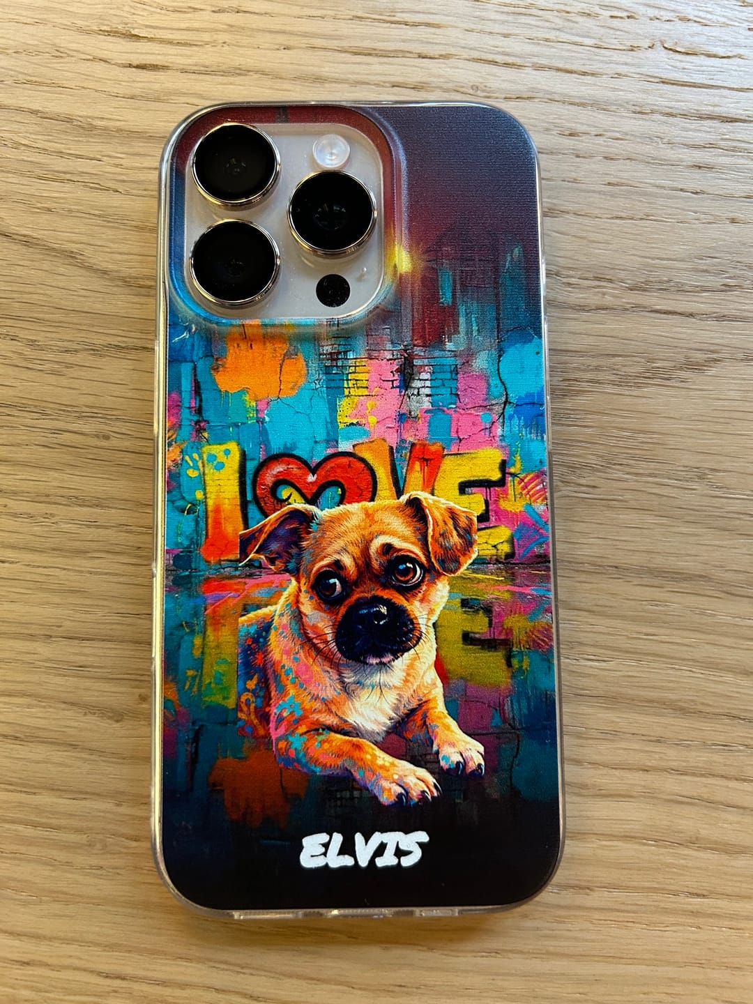 Customer photo review of Personalisierte Handyhülle - Streetart