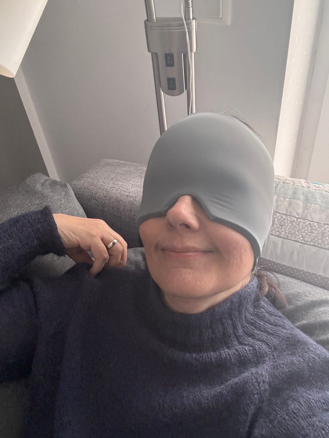Customer photo review of Anti-Migräne-Haube Komfort +