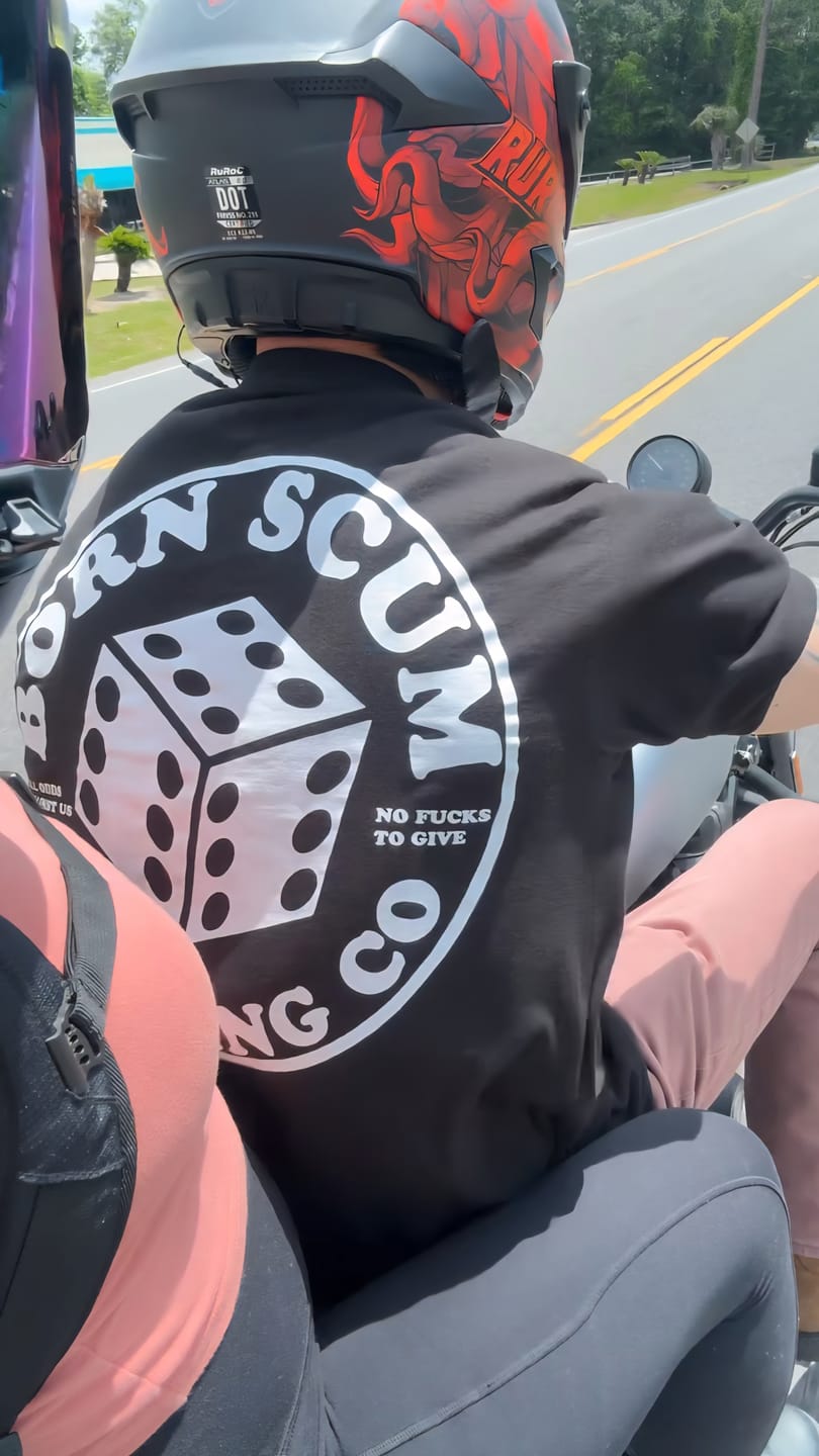 Customer photo review of ROLL THE DICE T-SHIRT