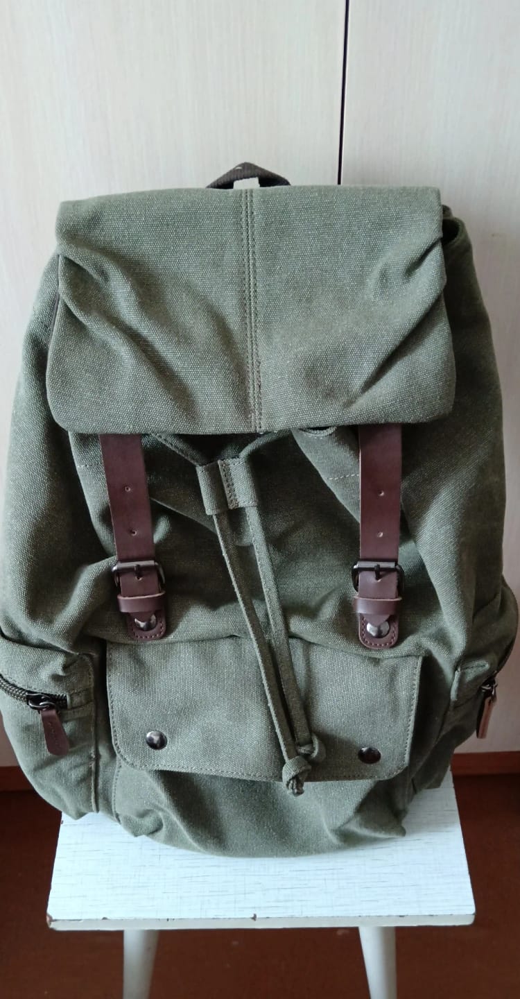 Customer photo review of Sac à Dos en Toile Vintage