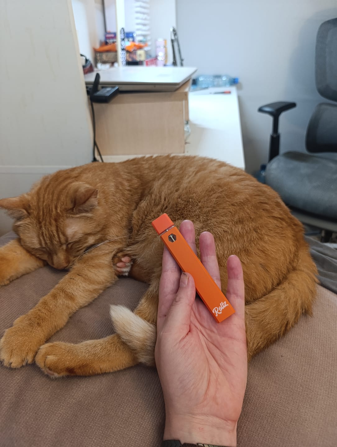 Customer photo review of ROLLZ THCA Vape – approx. 800 puffs (90/10) | 2ml