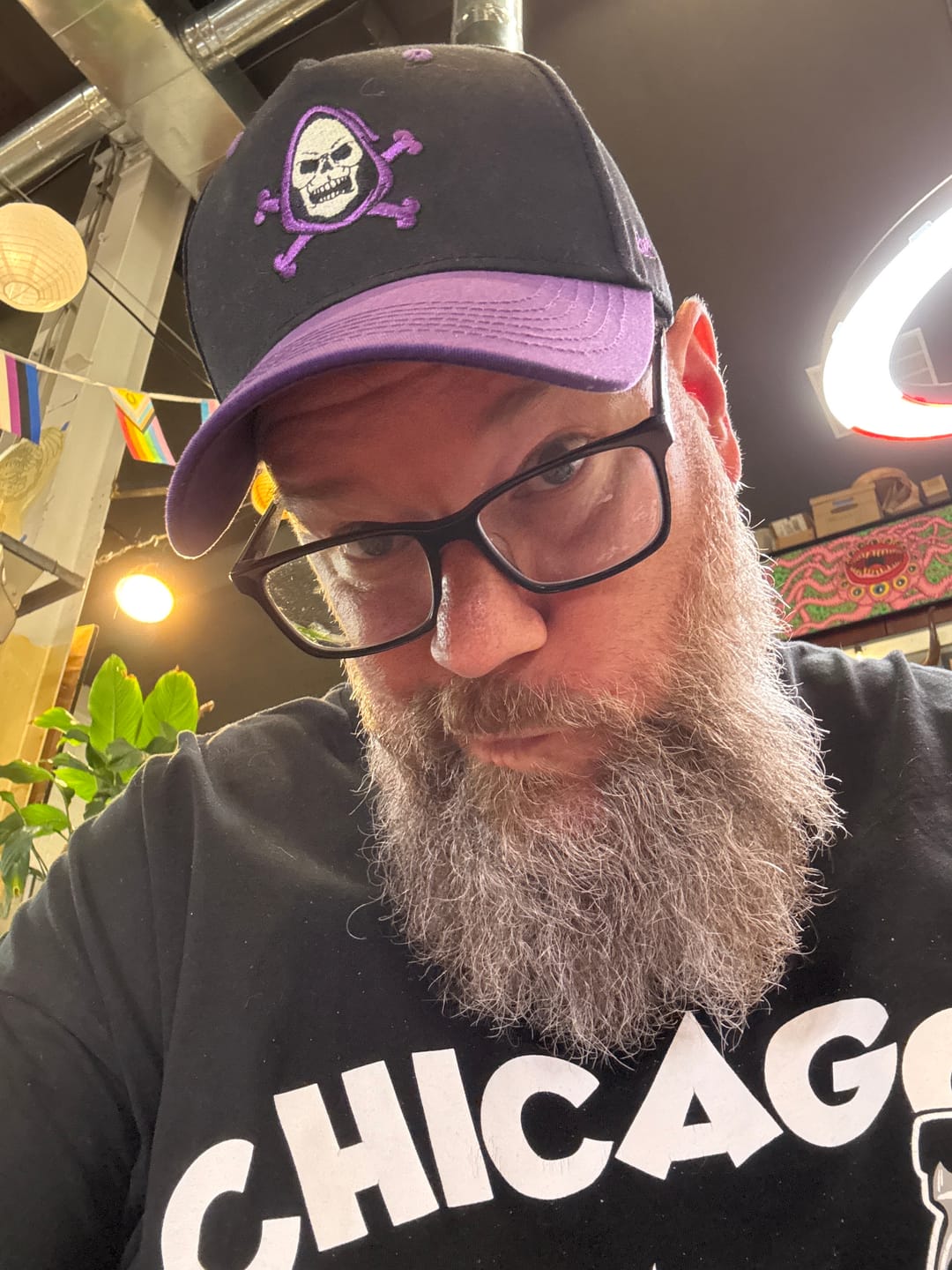 Customer photo review of Masters of the Universe™ "Skel Cap" – 5-Panel Curved Brim Hat
