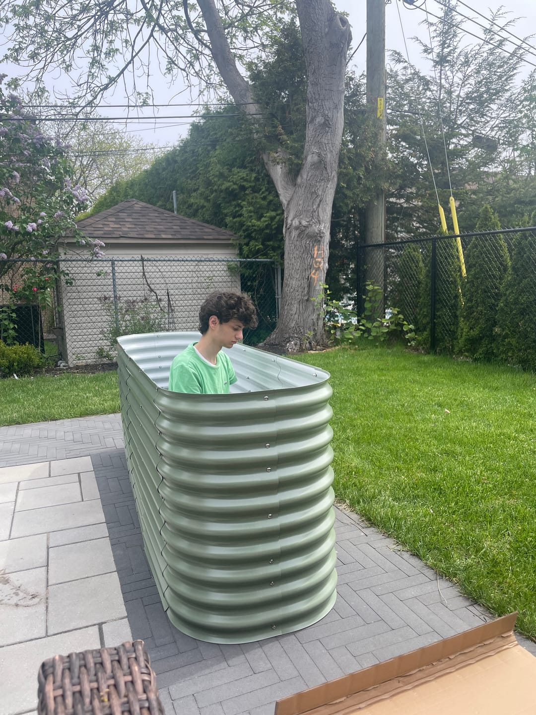 Customer photo review of 32" Tall Modular 9 in 1