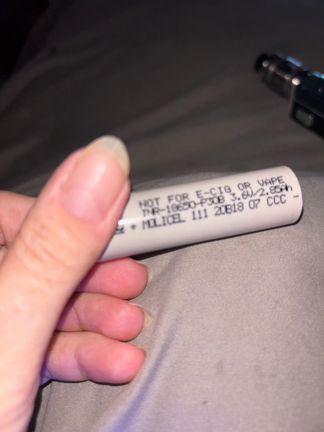 Customer photo review of Molicel P30B 18650 3000mAh 30A Battery
