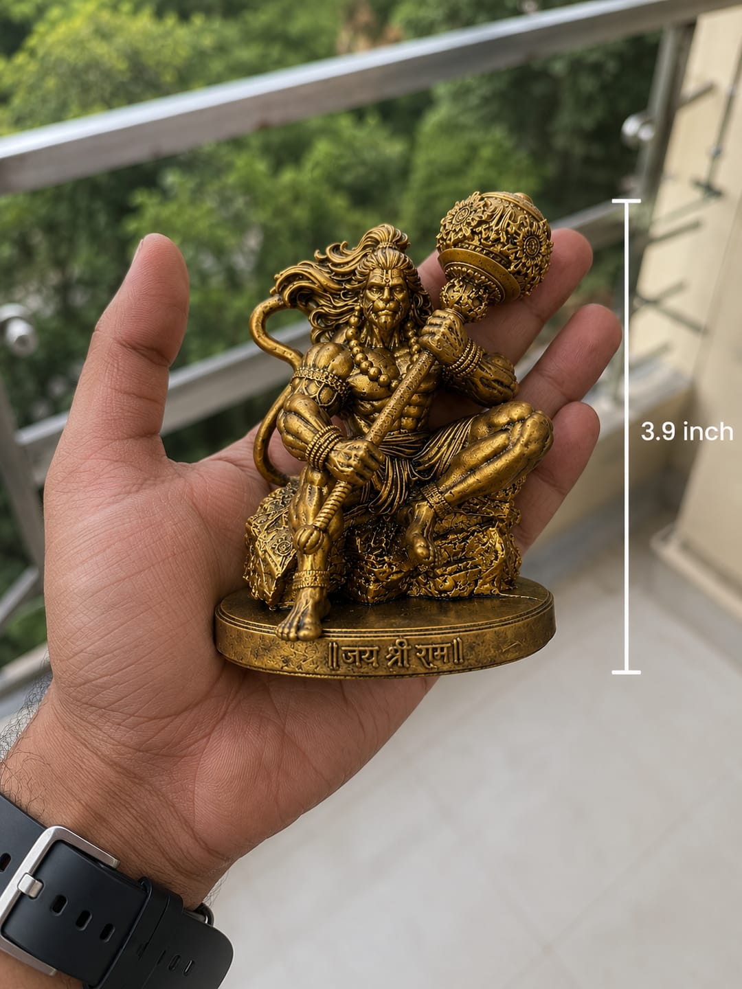 Customer photo review of Lord Mahabali Hanuman