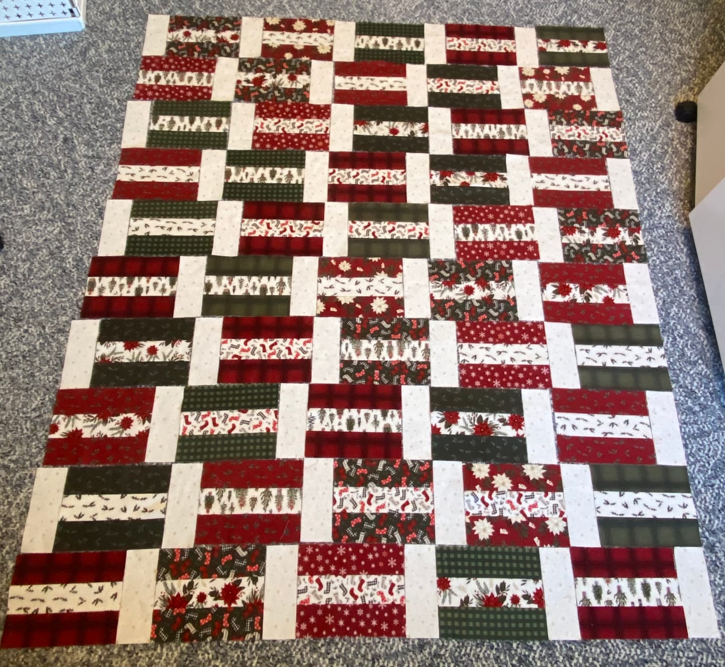 Customer photo review of Sparkler Fabric Collection - Snowflake Cotton Sparkle