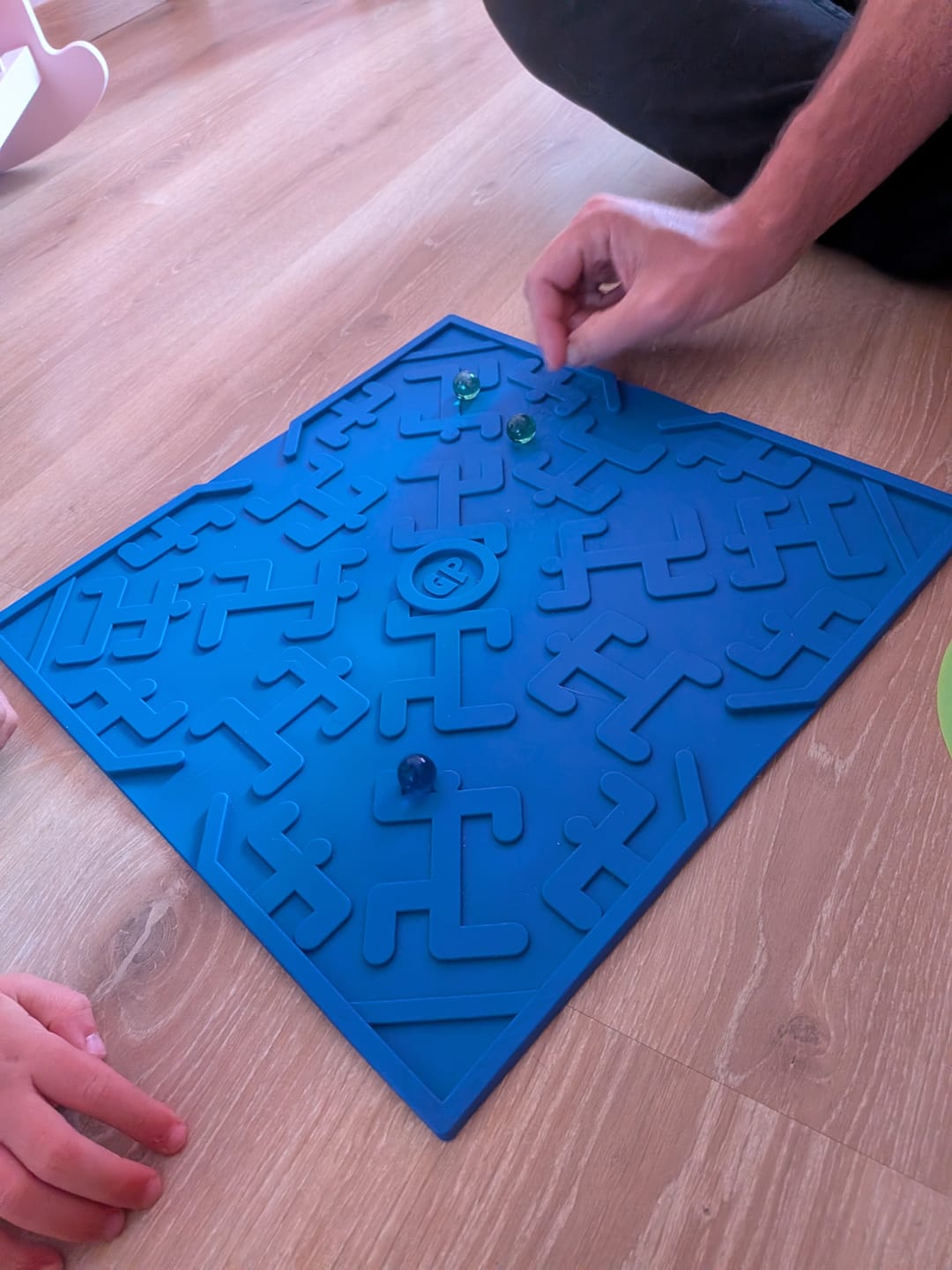 Customer photo review of Game Plak' jeux de billes "Tiki Bleue"