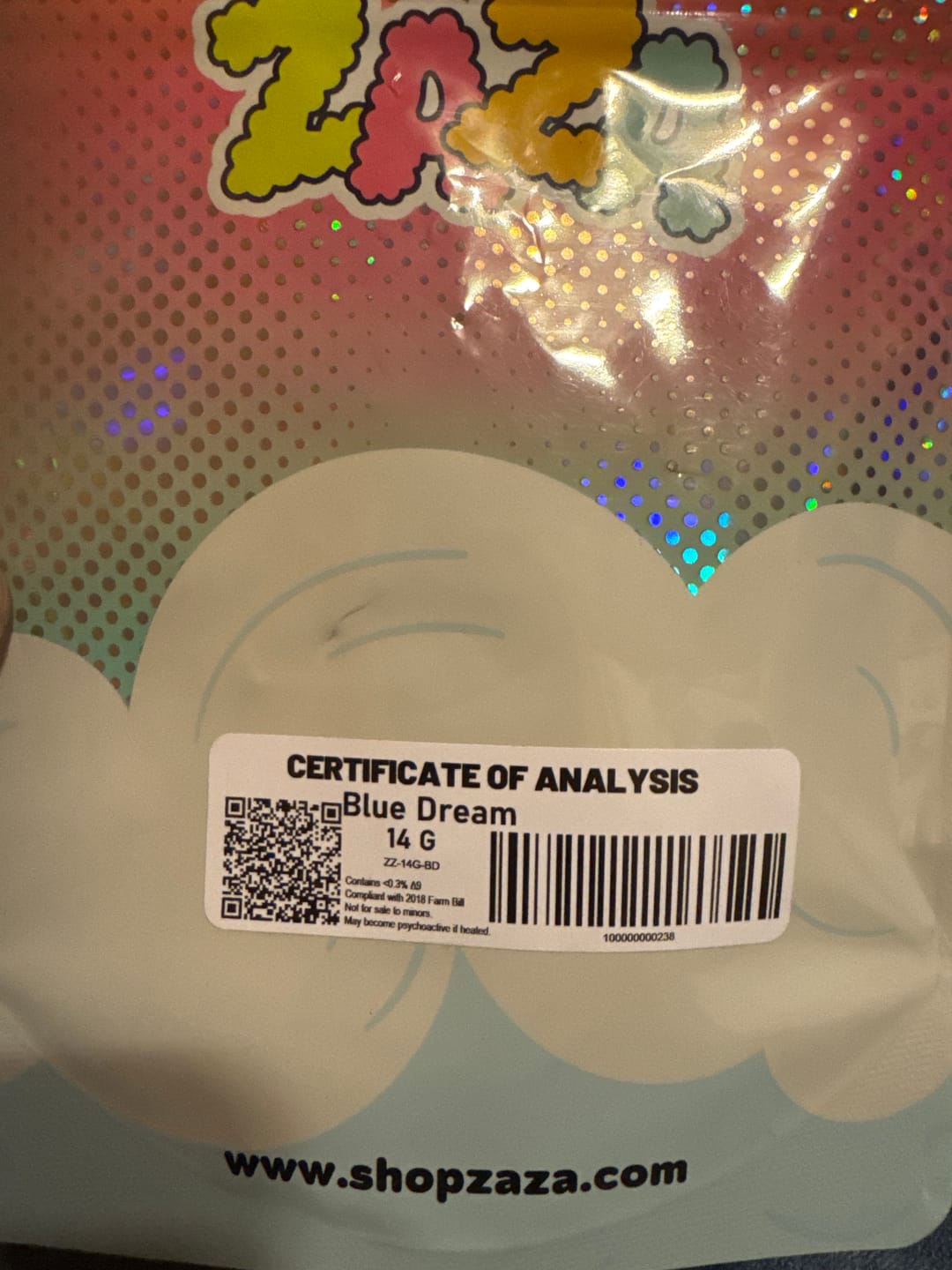 Customer photo review of Blue Dream - 14 Grams - Sativa