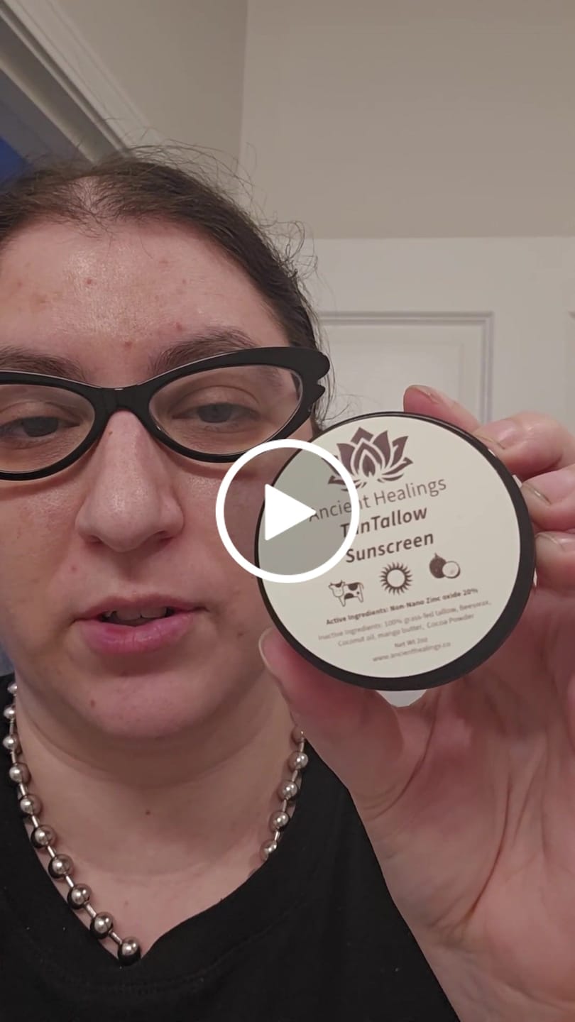 Customer video review of TanTallow Mineral Sunscreen