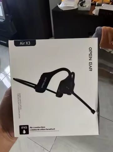 Customer photo review of DriveTalk Open-Ear Air X3 Bluetooth Headset with Clear Call Mic