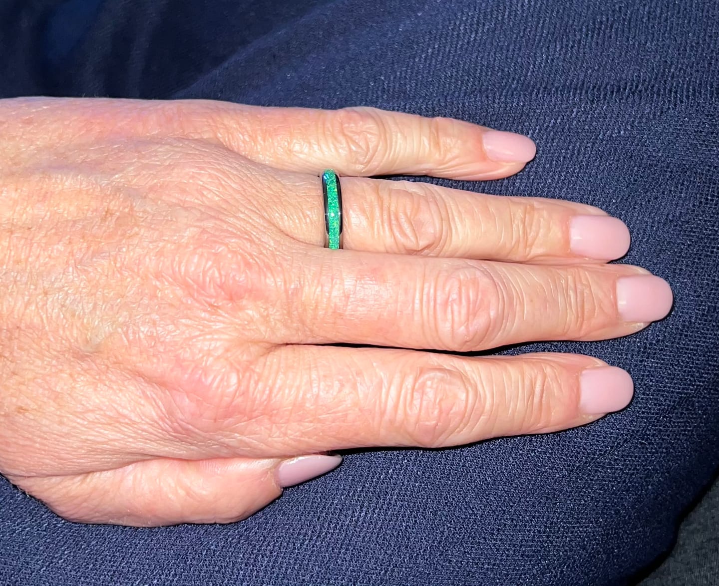 Customer photo review of Engrave Your Ring