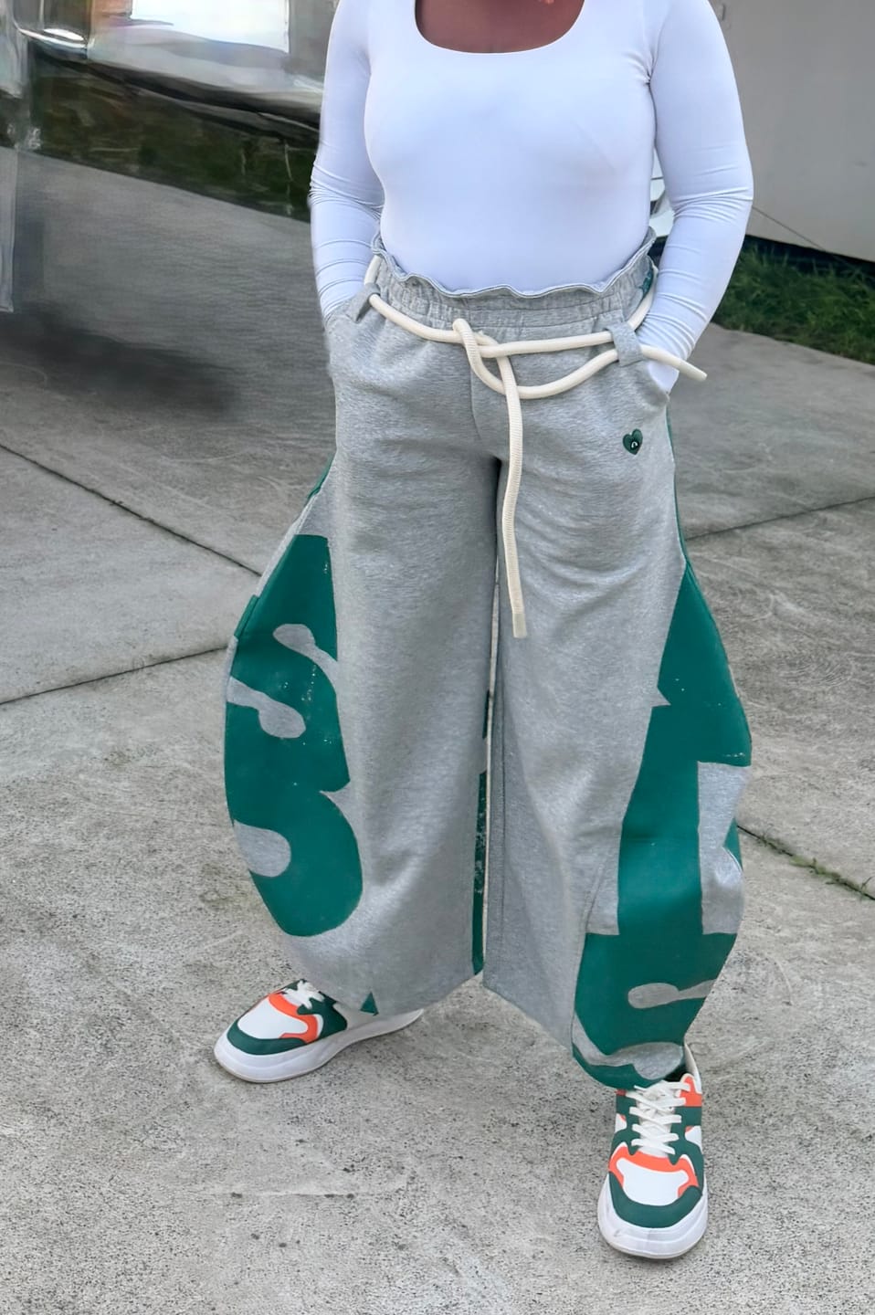 Customer photo review of Aelfric Eden Graffiti Super Baggy Barrel Sweatpants
