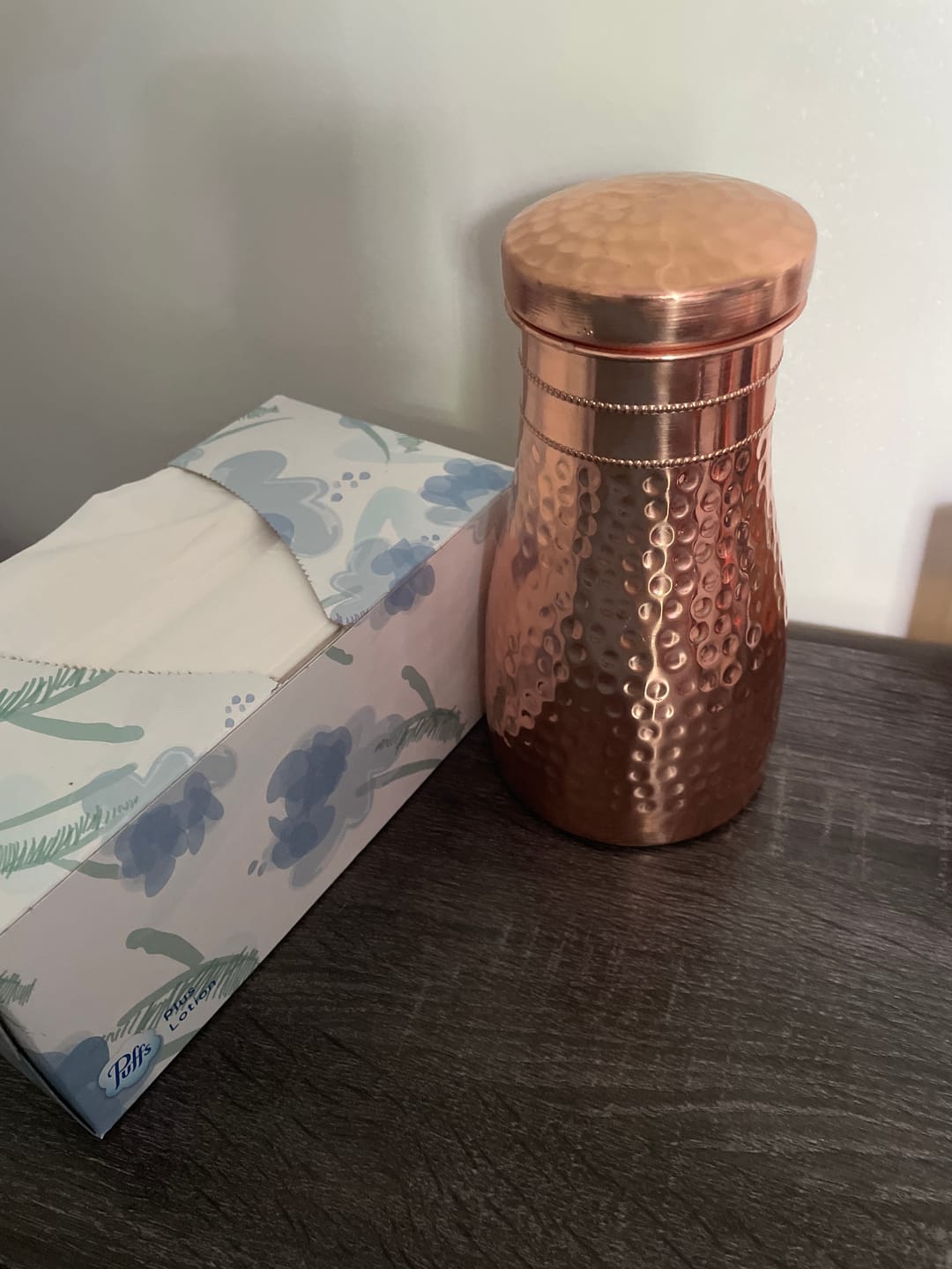 Customer photo review of Himalayan Ayurvedic Bedside Carafe