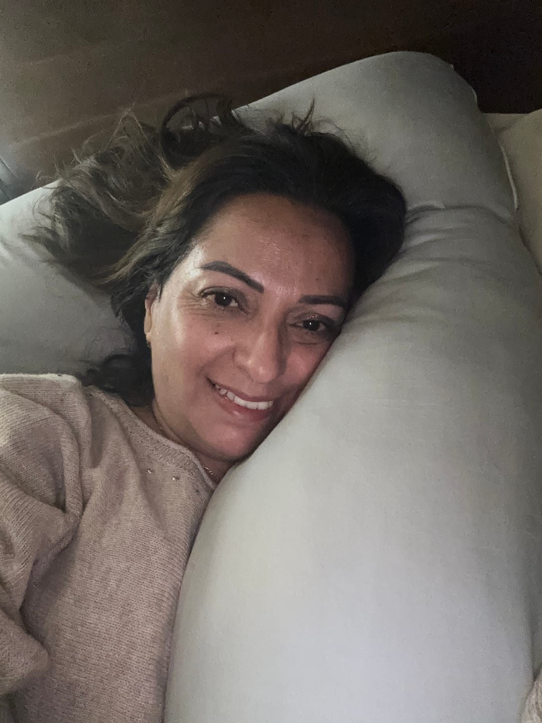 Customer photo review of Almohada Cuerpo Completo Dormilones (Pruébala GRATIS)
