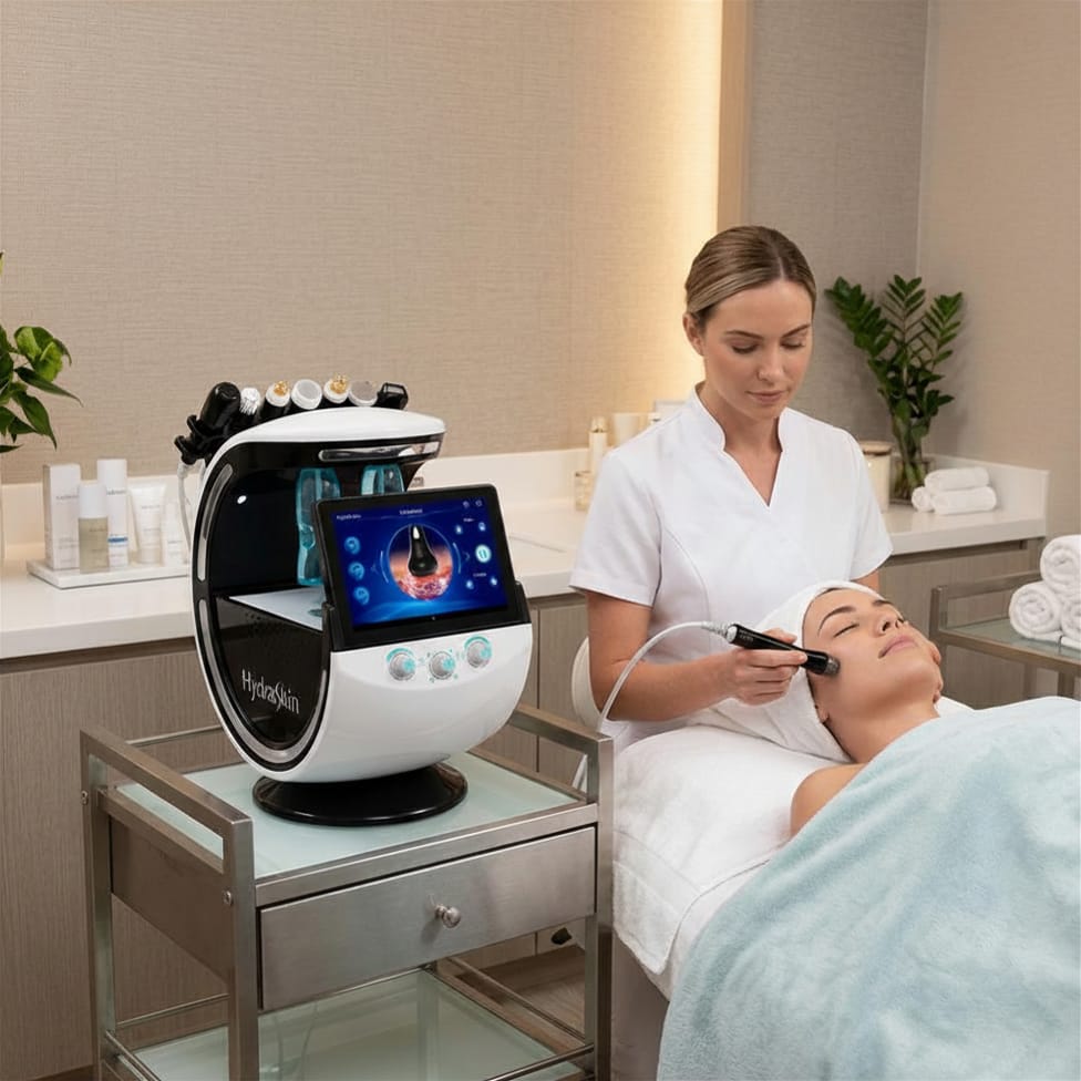 Customer photo review of HydraSkin AI 6 in 1 Intelligent Facial Treatment System