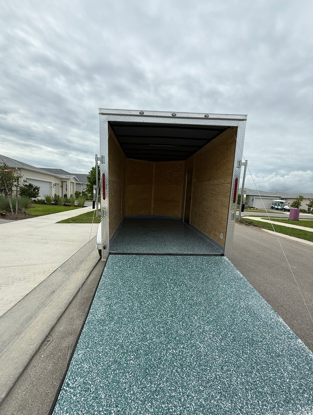 Customer photo review of Epoxy Floor Chips - Insignia Collection