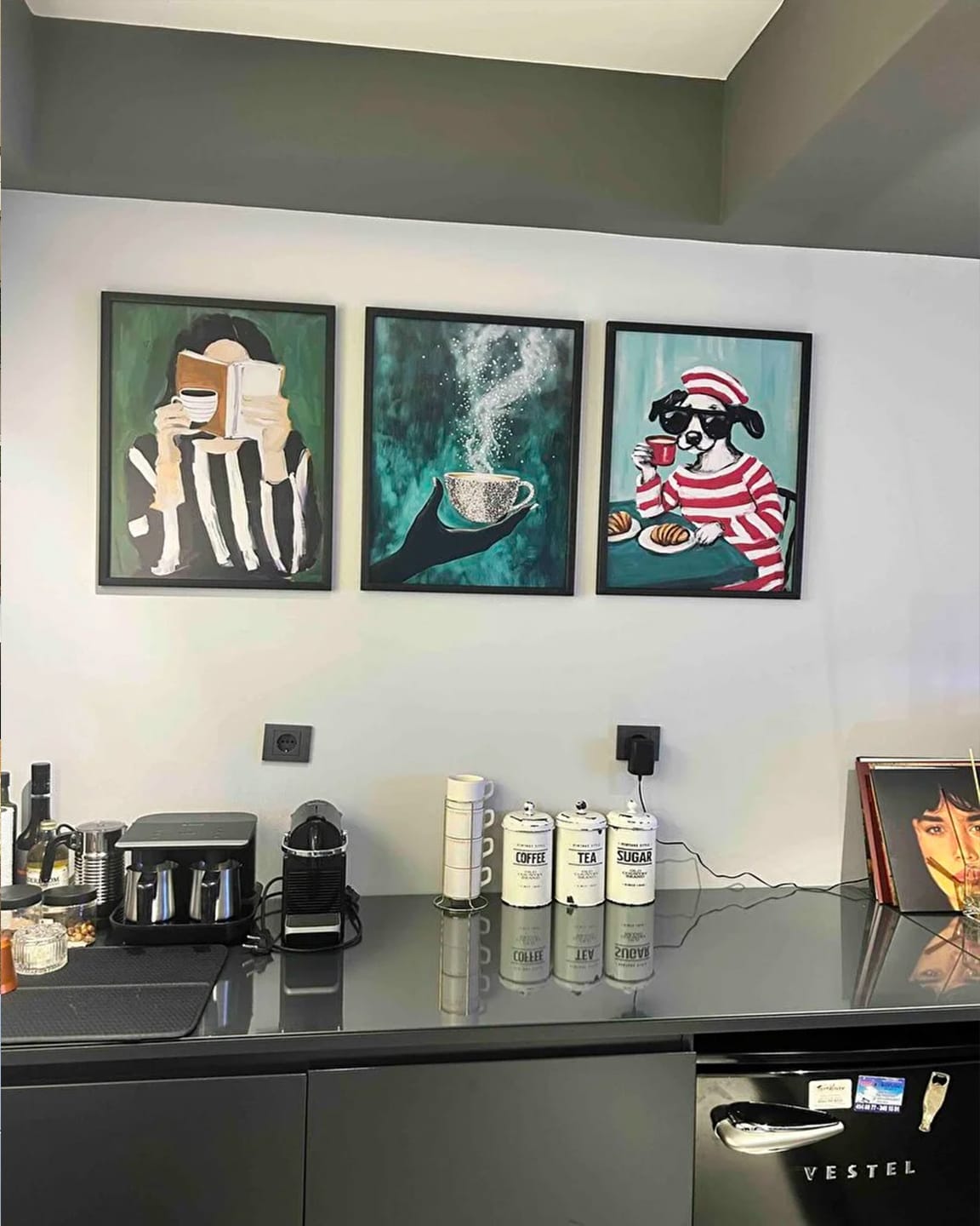 Customer photo review of Kahve Fincanı VI - Mozaik Zümrüt