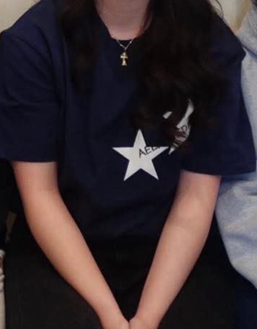 Customer photo review of Aelfric Eden Embroidery Star Tee