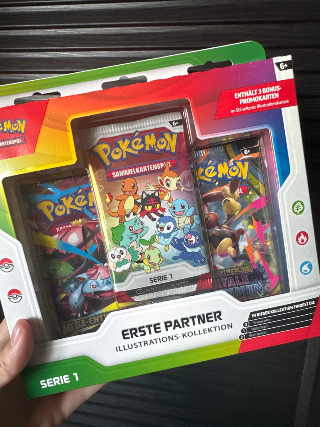 Customer photo review of Pokémon Illustrations-Kollektion Erste Partner: Serie 1