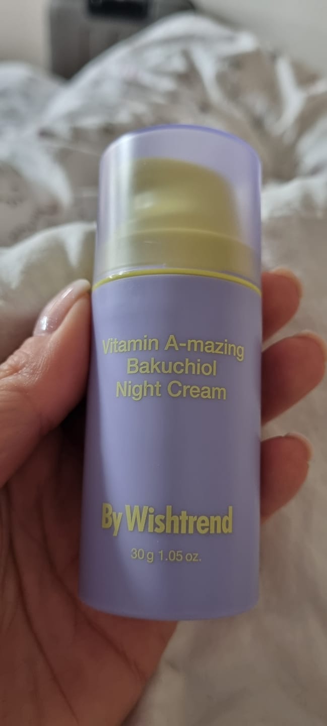 Customer photo review of Nakts krēms ar retinālu By Wishtrend Vitamin A-mazing Bakuchiol Night Cream