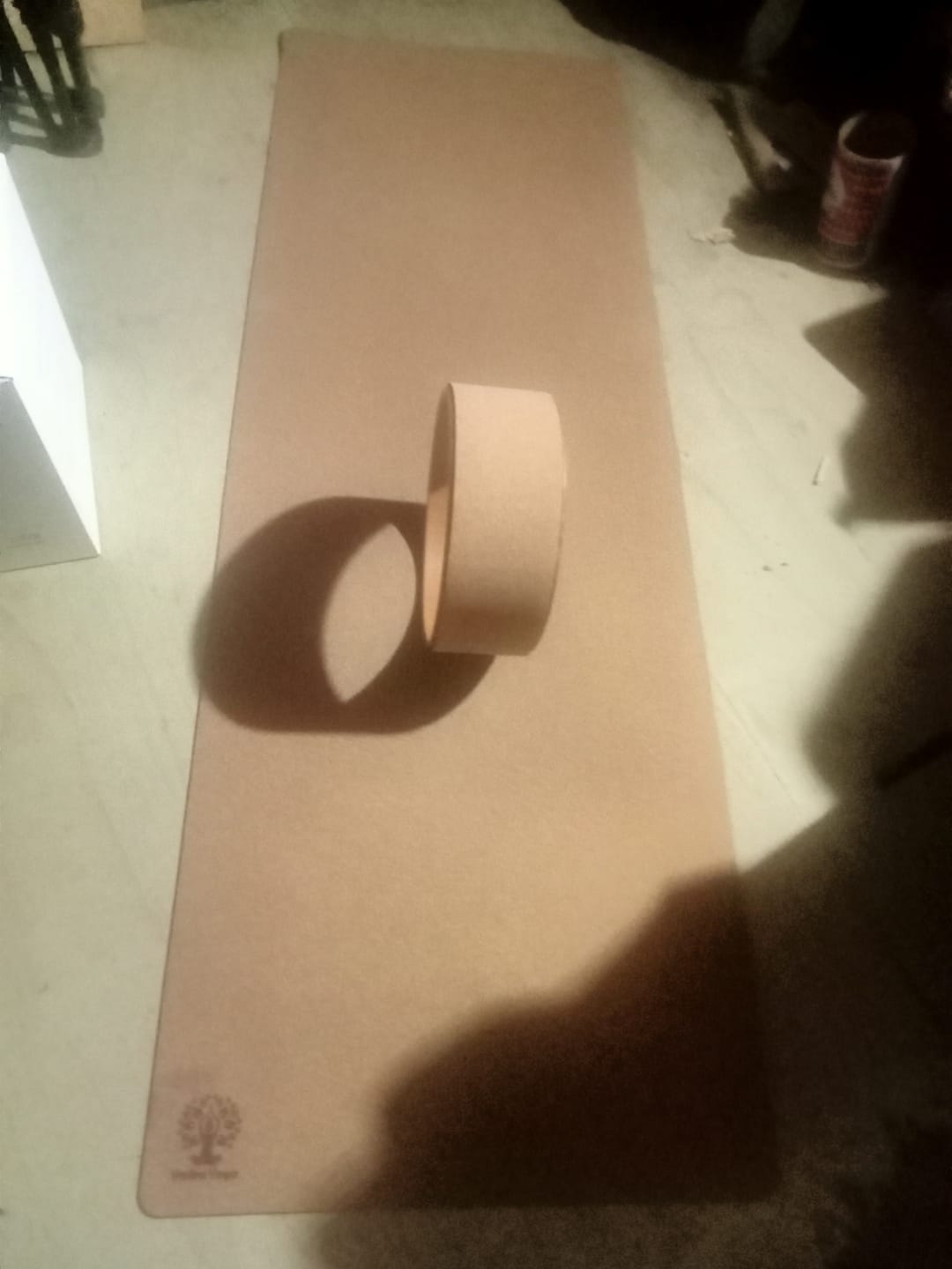 Customer photo review of Cork Yoga Wheel