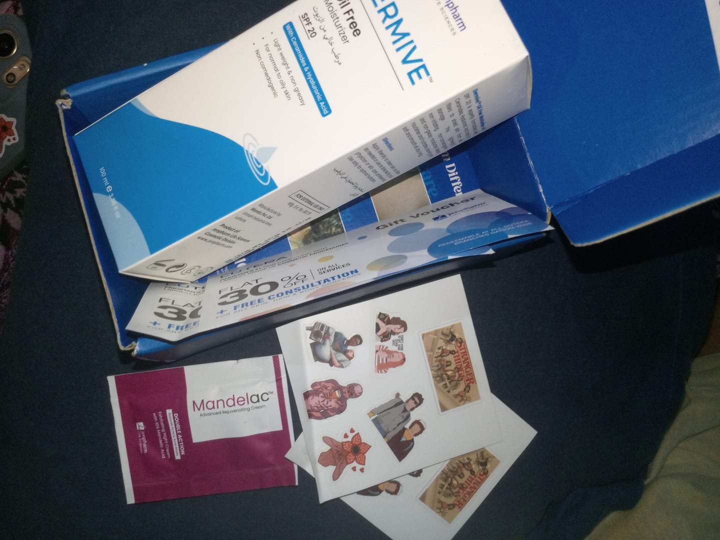 Customer photo review of Dermive Oil Free Moisturizer