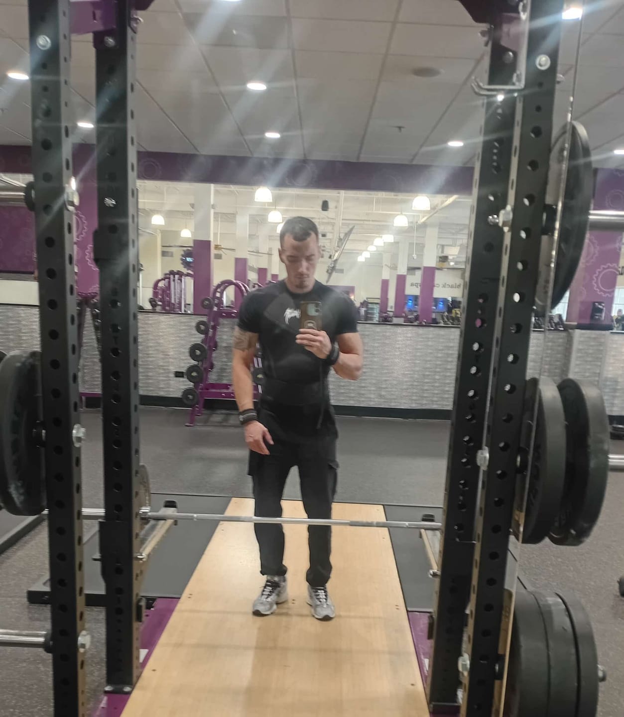 Customer photo review of 465 Superhero Compression Tees