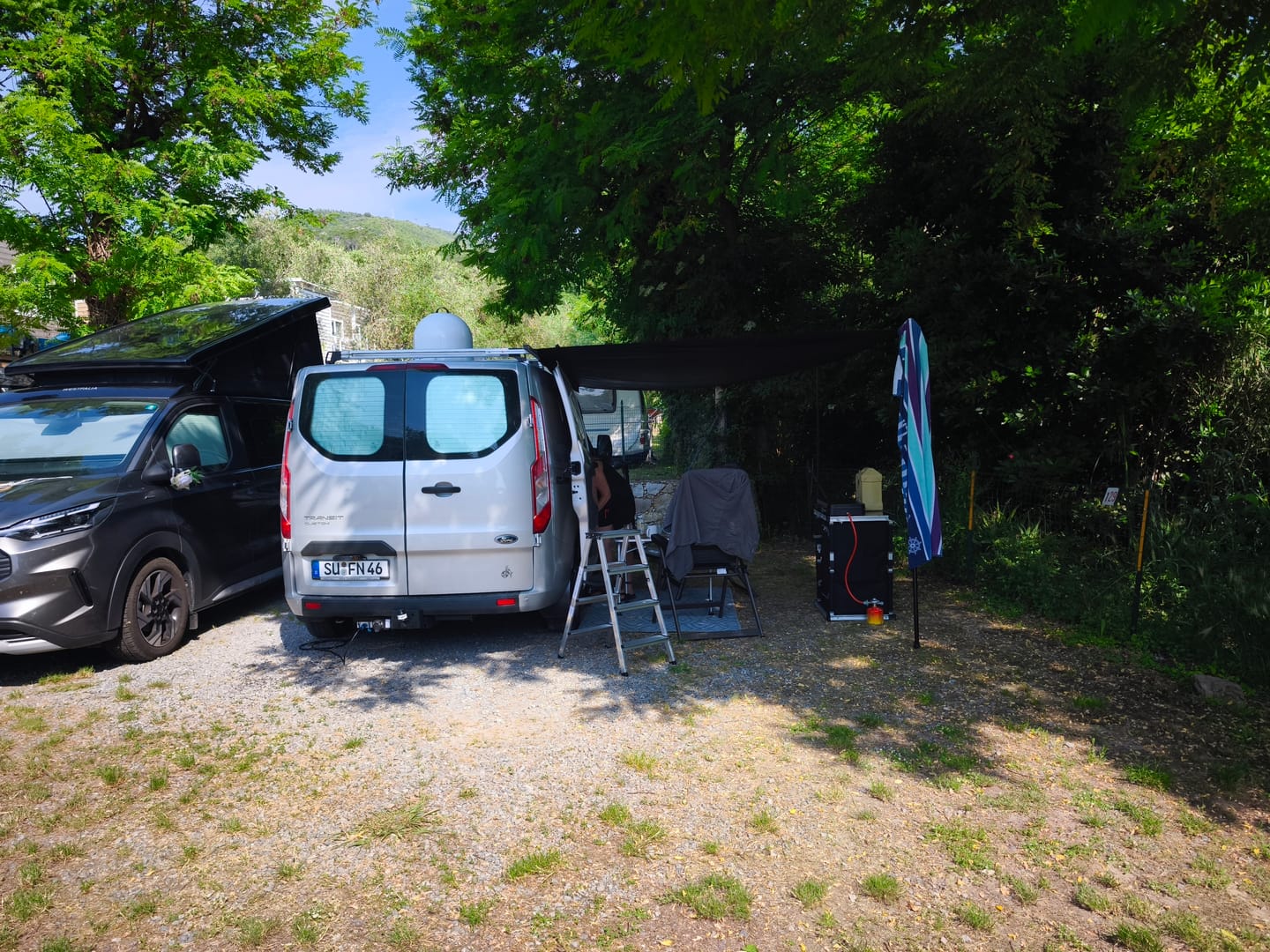 Customer photo review of Vorzelt Wohnwagen