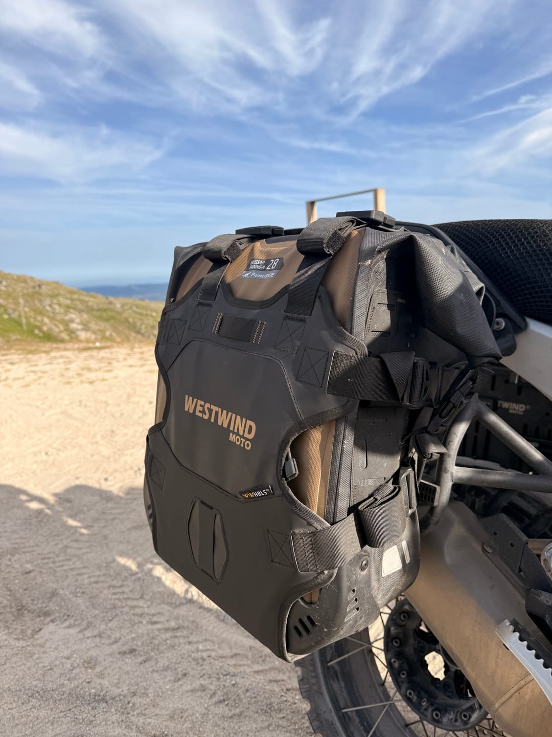 Customer photo review of Hussar Panniers Set