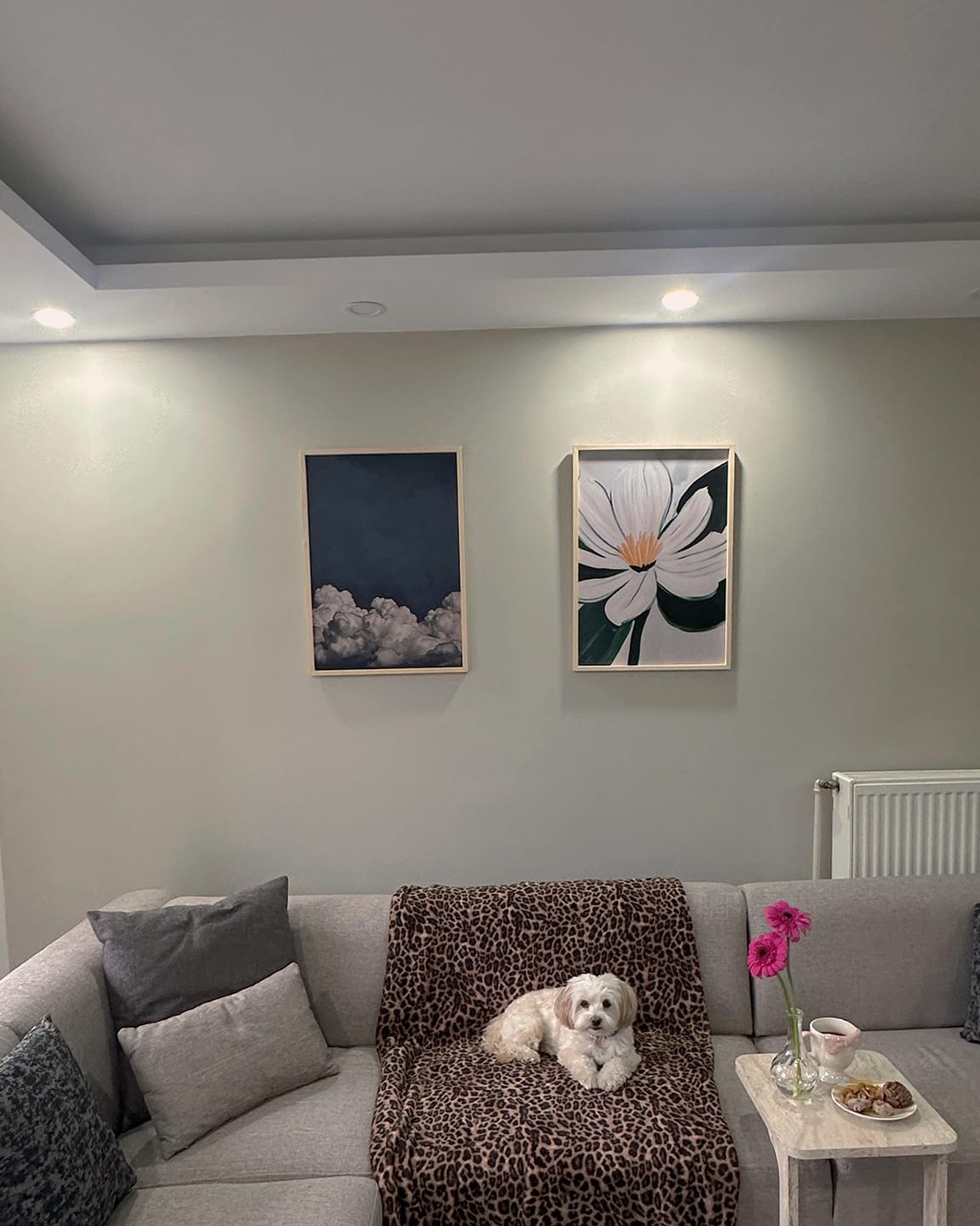 Customer photo review of Çiçek Portresi I - Beyaz Çiçek