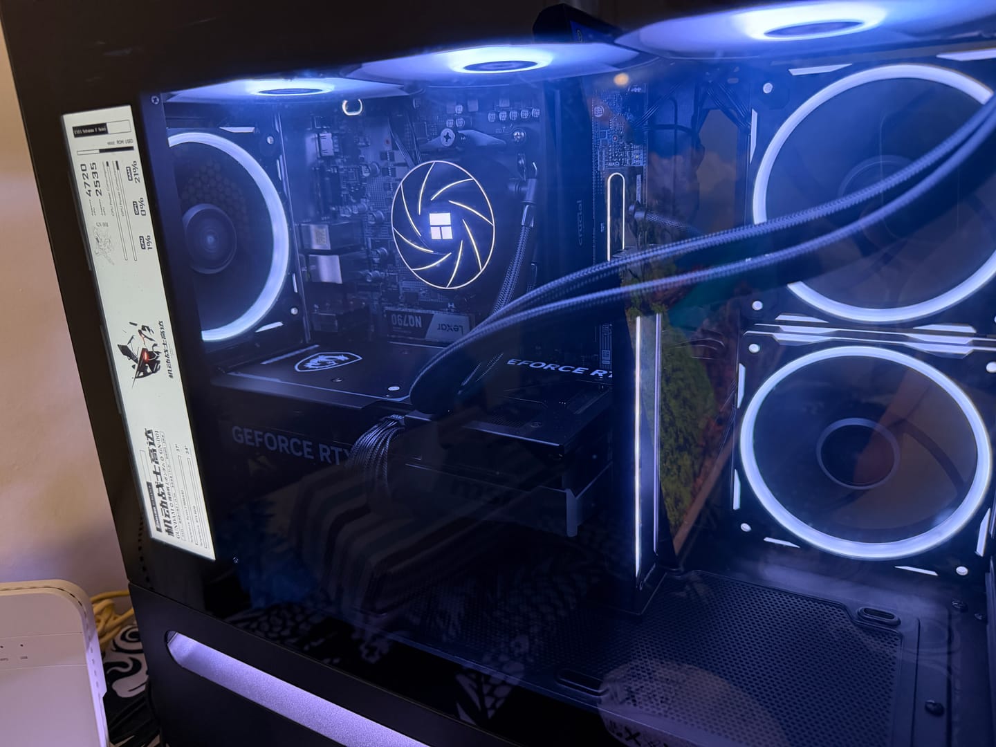 Customer photo review of AsiaHorse Hydrus ARGB PSU Uzatma Kablosu