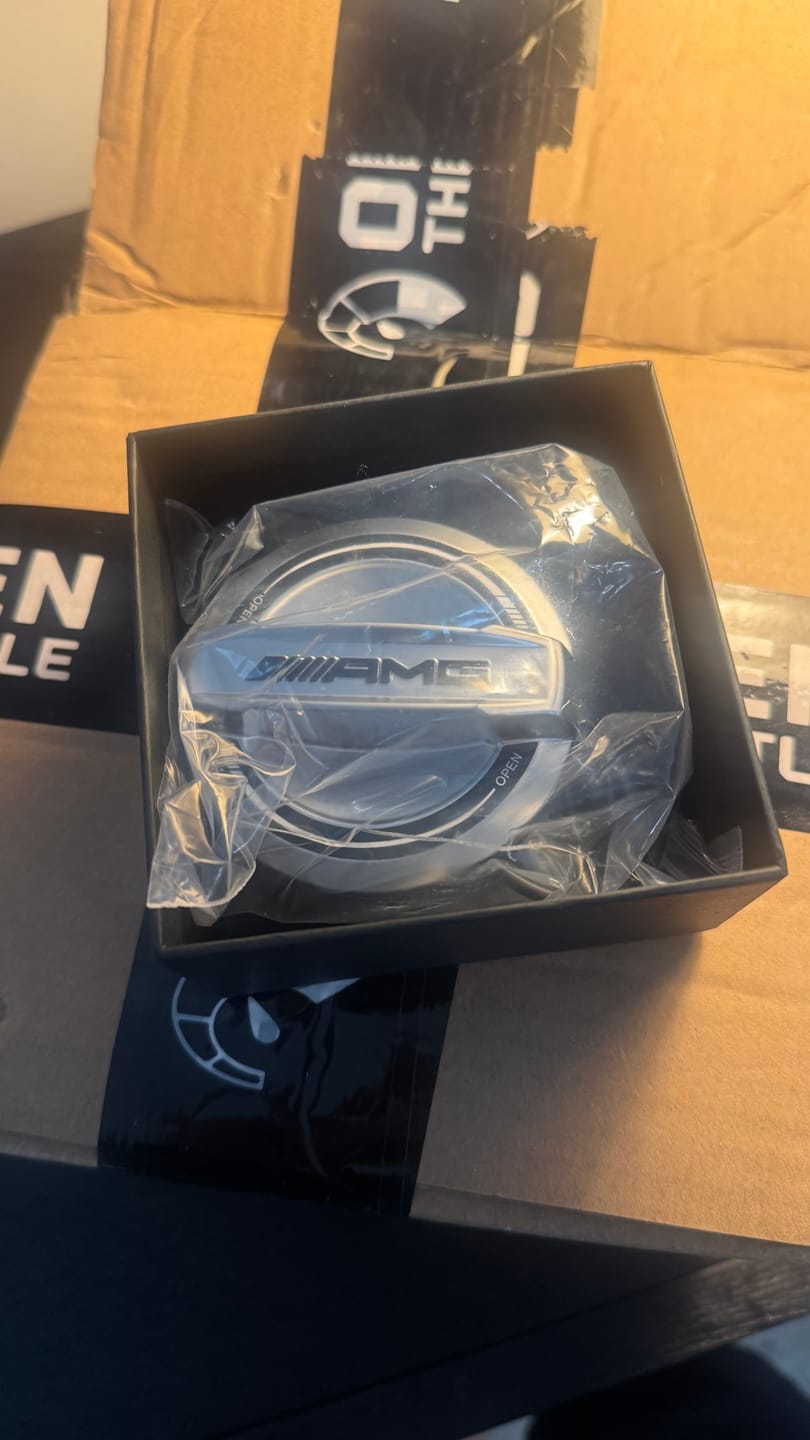 Customer photo review of MERCEDES AMG ALUMINUM FUEL CAP