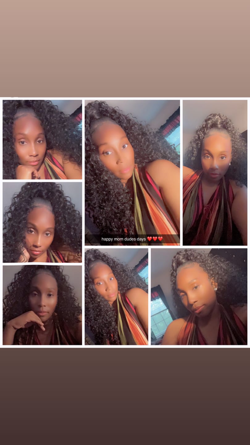 Customer photo review of Sensationnel Instant Up & Down Pony Wrap Half Wig - UD 10