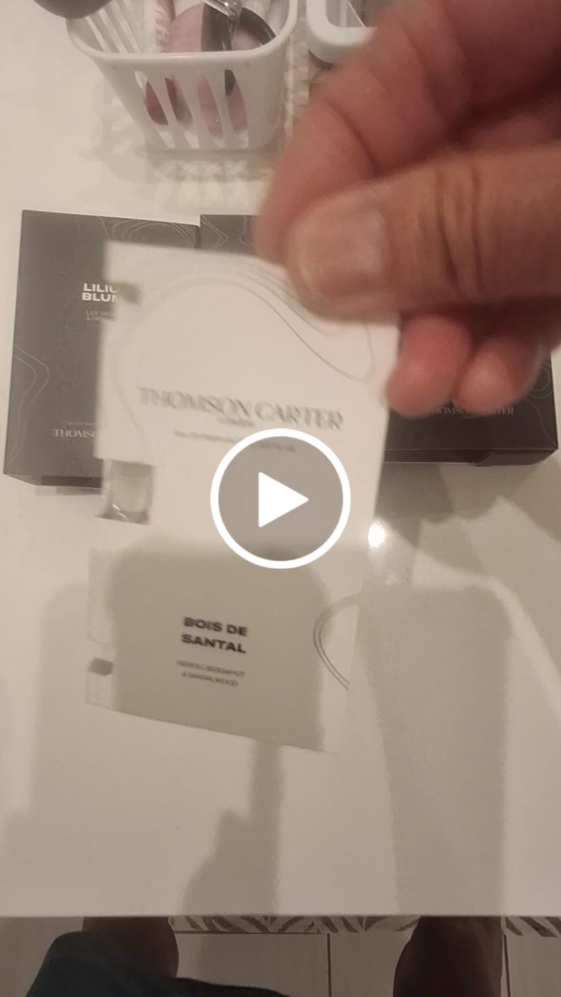 Customer video review of Bois De Santal | Eau de Parfum | 2ml