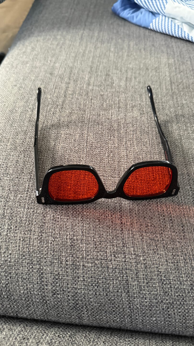 Customer photo review of THE ASTON BLUE LIGHT BLOCKERS 2.0