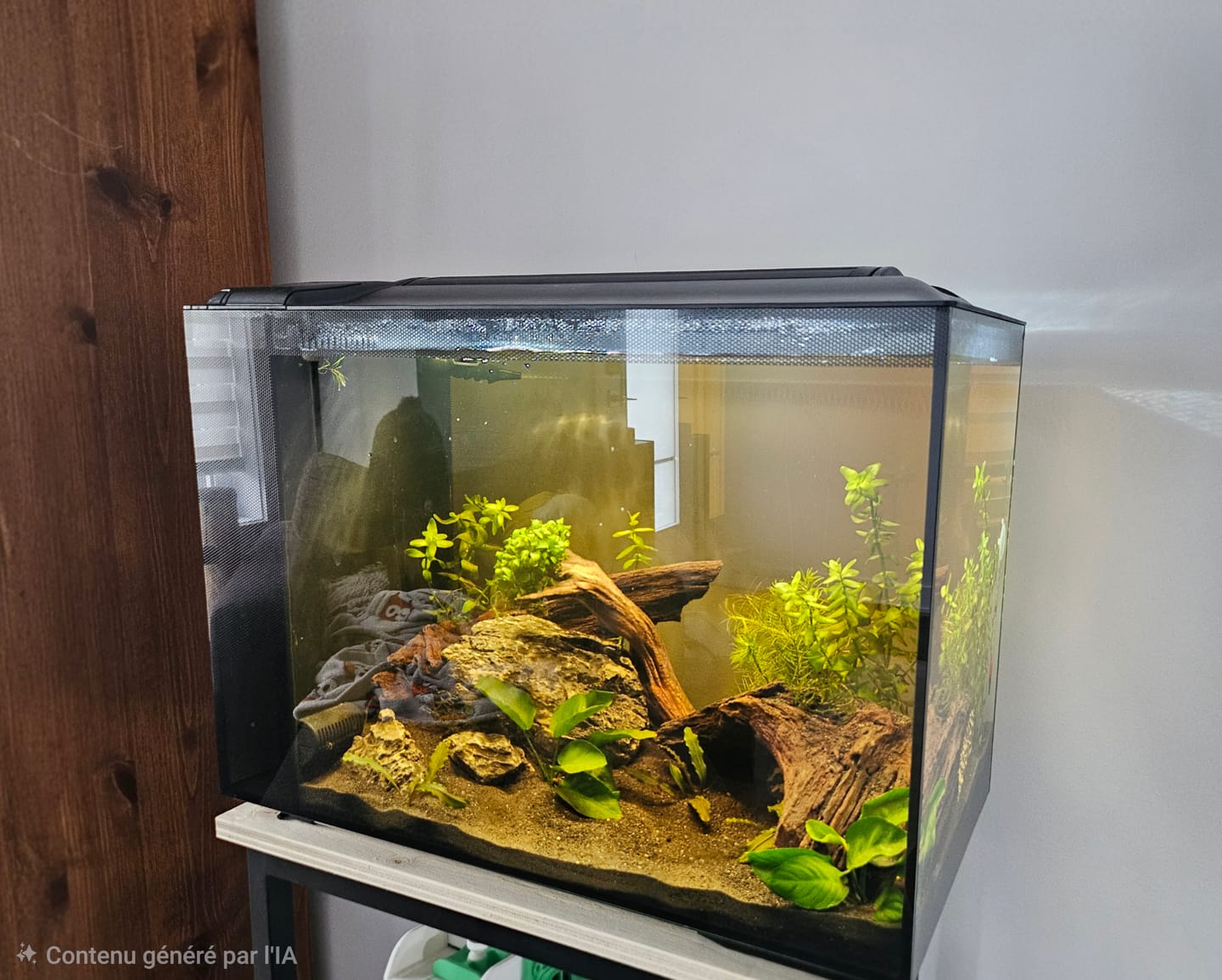 Customer photo review of Fluval Spec Aquarium Kit - Black - Available in 3 Sizes!